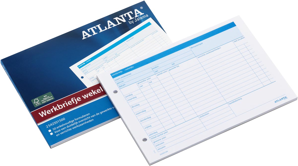 Djois - Worksheet A5 weekly 50 sheets