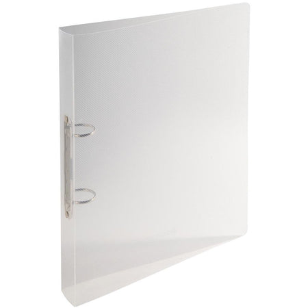 Exacompta - Crystal ring binder, ft A4 maxi, 2 rings of 3 cm, crystal