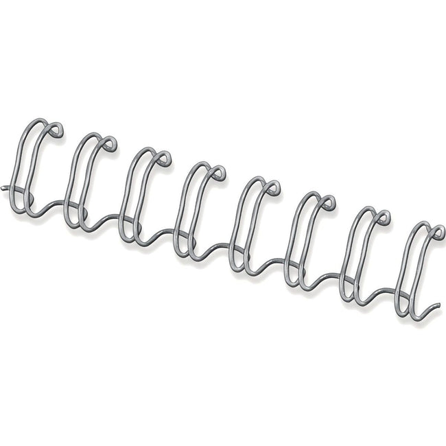 Fellowes -  draadruggen, doos van 100 stuks, 12 mm, zilver