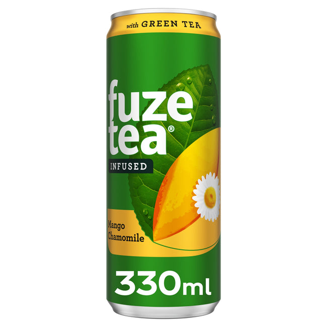 Fuze Tea -  Frisdrank  green mango chamom blik 330ml | 3840 stuks