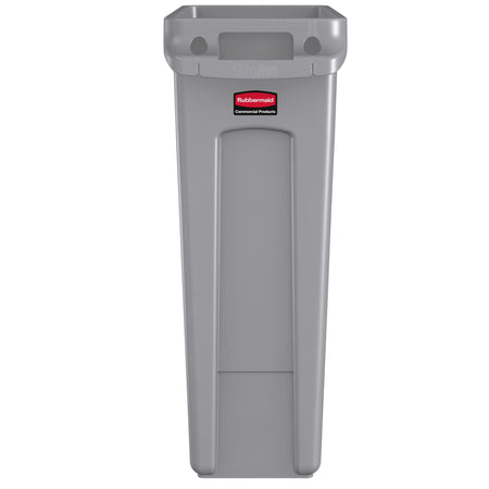 Rubbermaid -  Afvalbak slim jim vented 87l grijs