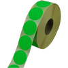 Klika -  Etiket | Reclame-etiket | papier | permanent | ∅35mm | fluor/groen | rol à 2000 stuks