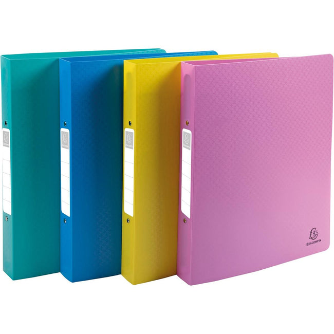 Exacompta - Ringbuch Forever Young ft A4 Maxi, 2 Ringe à 3 cm, farbig sortiert