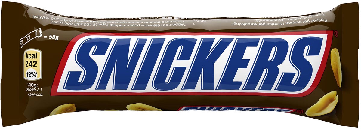 Snickers - chocoladereep, 50 g