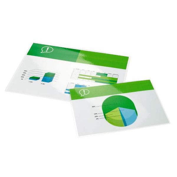 GBC - Busta per plastificazione documenti ft A2, 250 micron (2 x 125 micron), confezione da 100