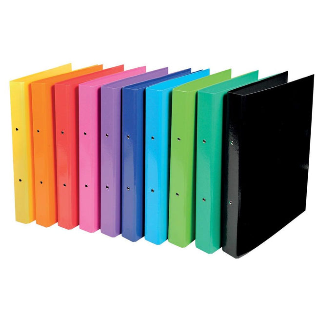 Exacompta -  Iderama ringmap, voor ft A4, 2 ringen van 30 mm, geassorteerde kleuren