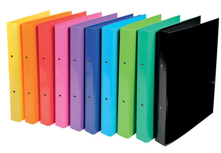 Exacompta - Raccoglitore ad anelli Iderama, per ft A4, 2 anelli da 30 mm, colori assortiti