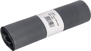 Deiss - bolsa de basura ft 50 x 60 cm, 33 litros, gris, HDPE, rollo de 50 piezas