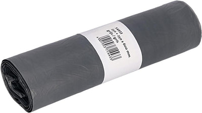 Deiss - bolsa de basura ft 50 x 60 cm, 33 litros, gris, HDPE, rollo de 50 piezas