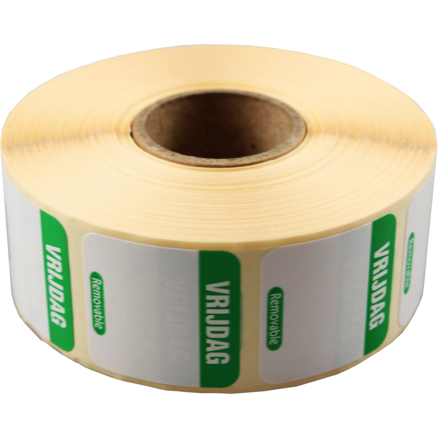 Klika - Etichetta | Etichetta del giorno venerdì | carta | scrivibile | 25x25mm | verde | rotolo da 1000 pezzi