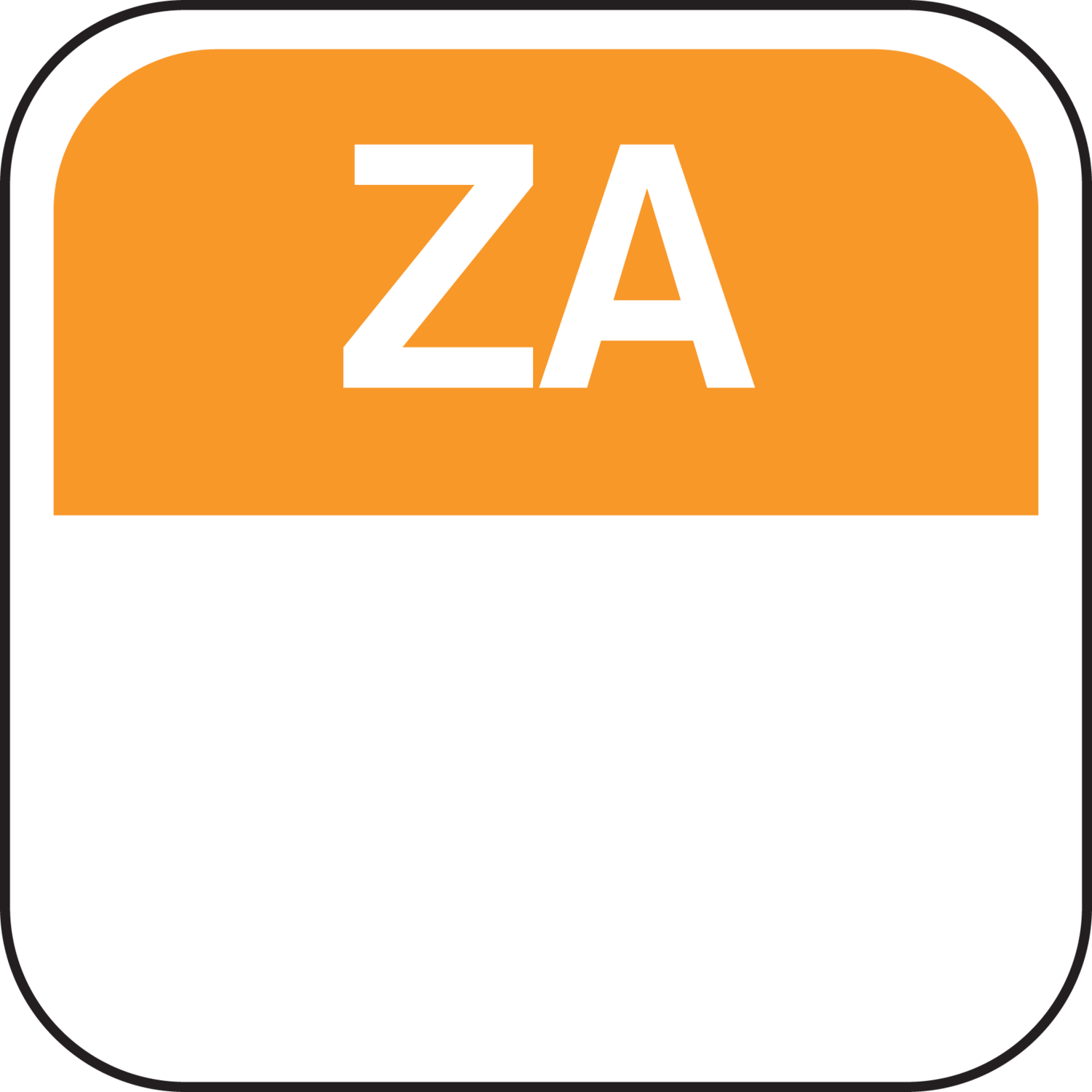 Klika -  Label | Daglabel za | papier | 19x19mm | oranje