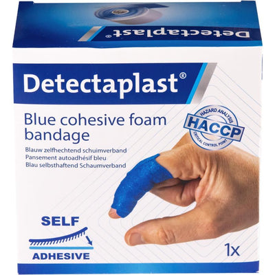 Detectaplast - Foam bandage blue 6cmx4.5m