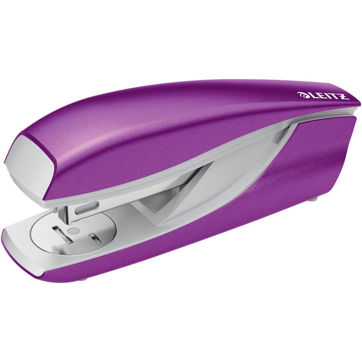 Leitz - Grapadora NeXXt WOW 5502, violeta metalizado, en blister