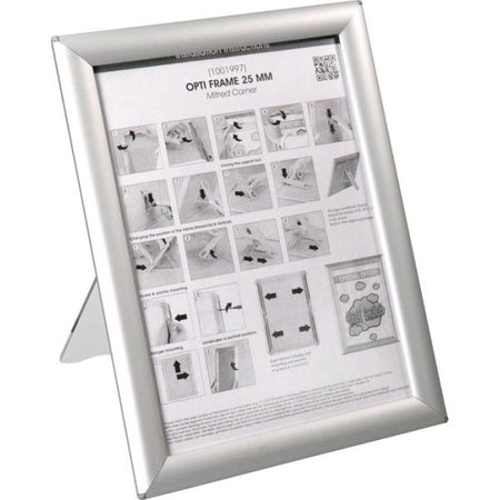 Opti-Frame 25 mm A4 met standaard
