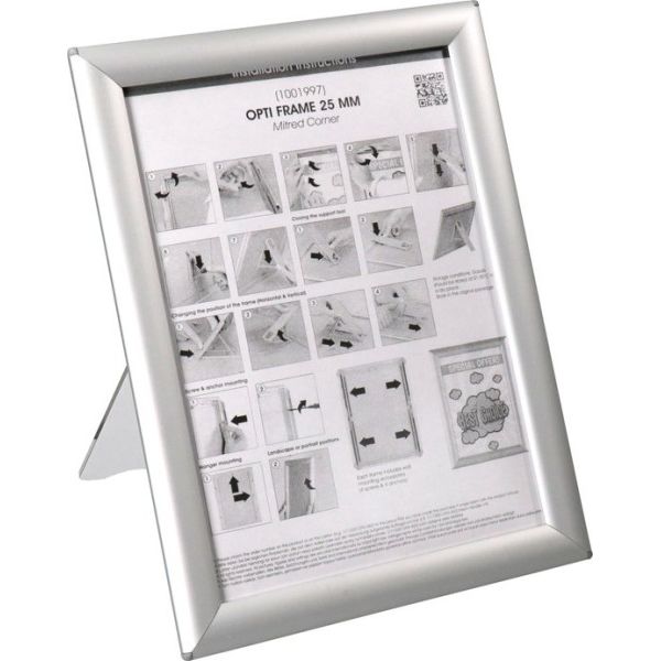 Klika - Lista de clics | 25 mm | A4 | incluyendo base | tacos y tornillos | 1 pieza