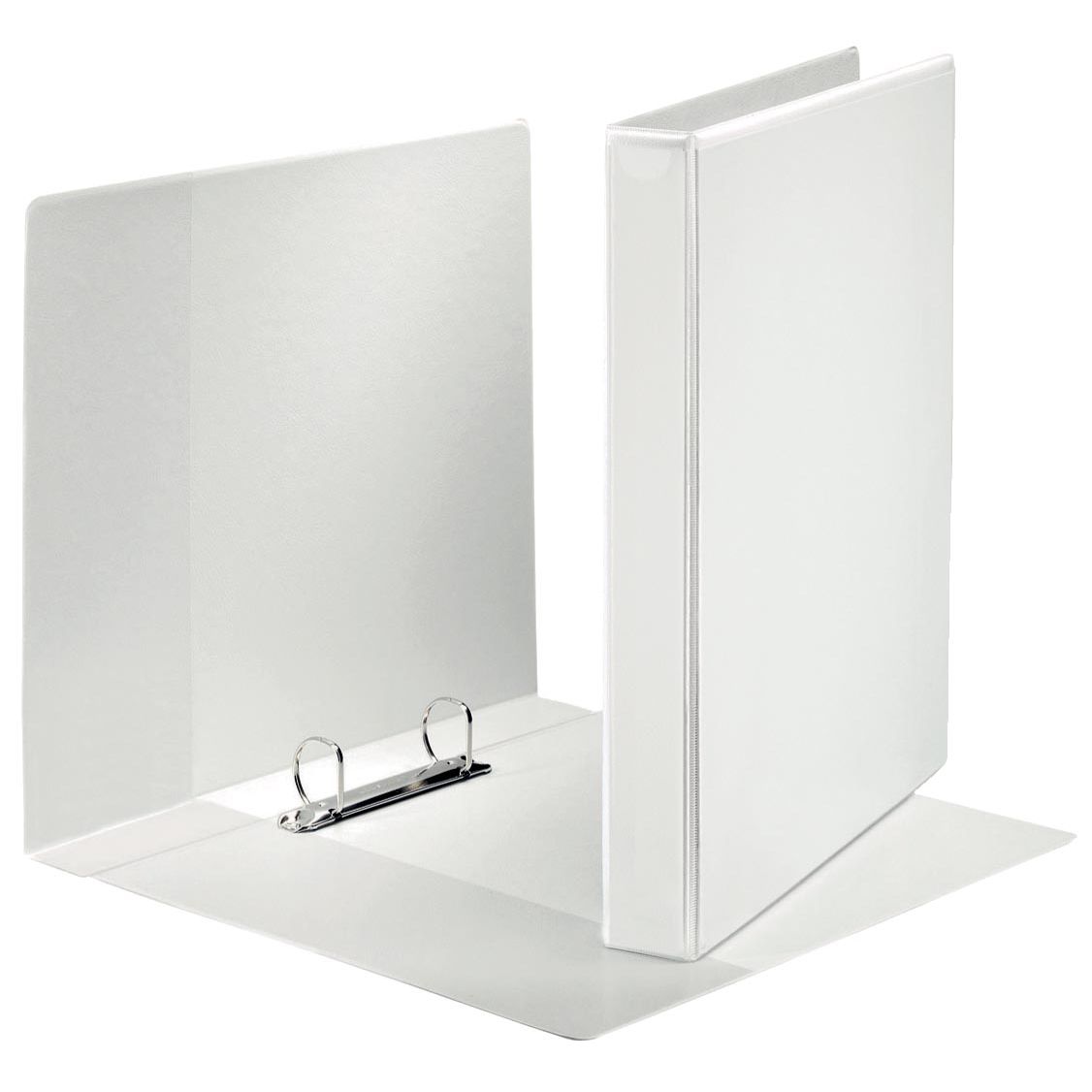 Esselte - customizable ring binder, ft A4 maxi, 2D rings of 25 mm, white