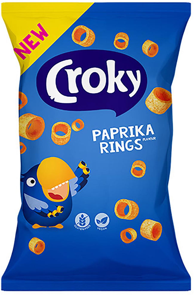 Croky - Croky Rings Paprika, 75 g Bag