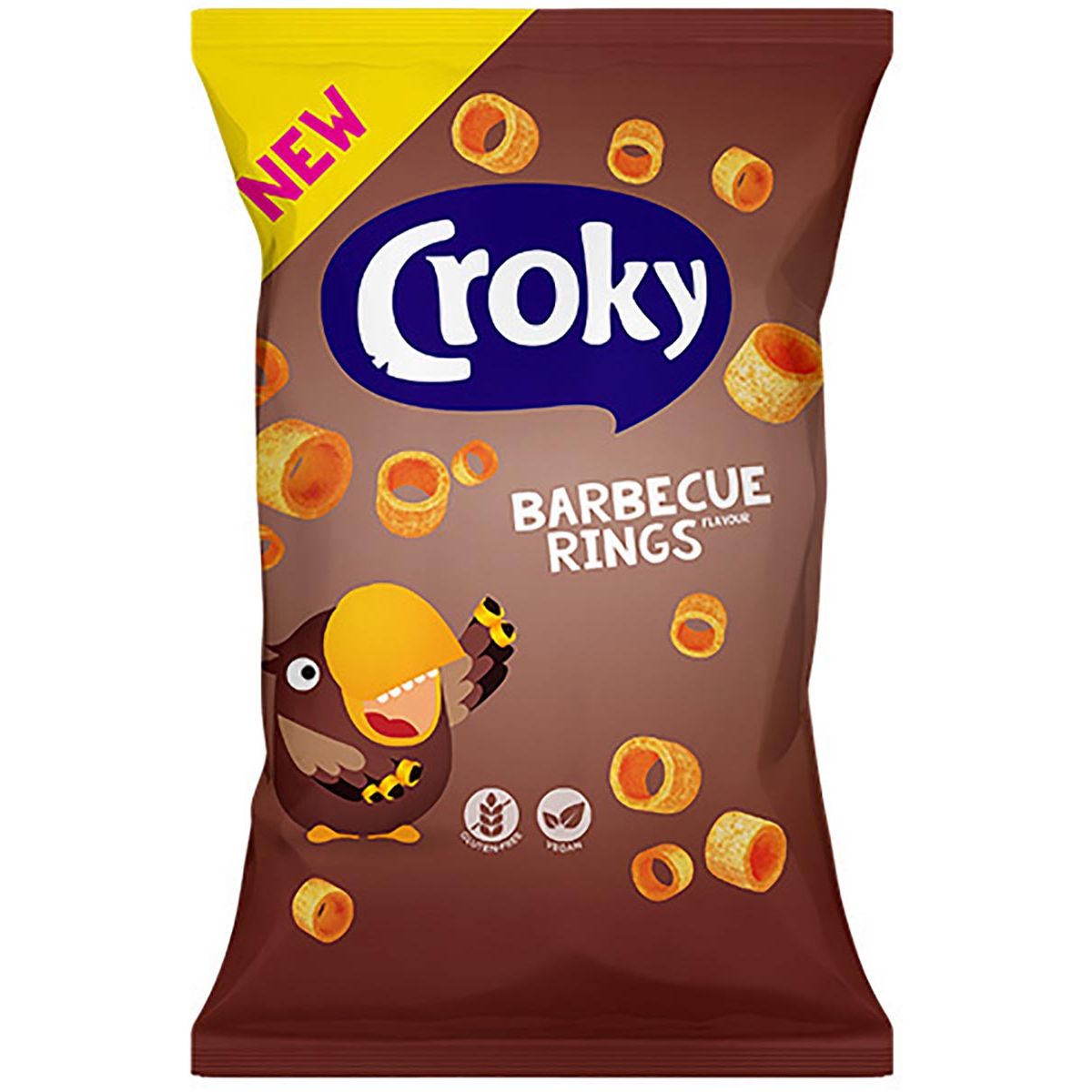 Croky - Barbecue ad anelli, sacchetto da 75 g