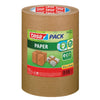 Tesa - pack papier ecoLogo, pi 50 mm x 50 m, marron, paquet de 3