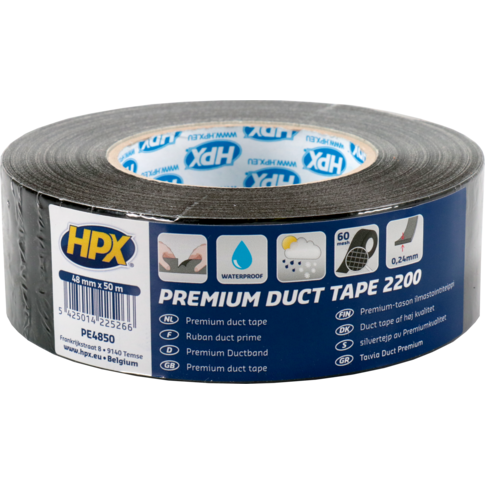 HPX - | Ducte | PVC | 48mm | 50m | zwart