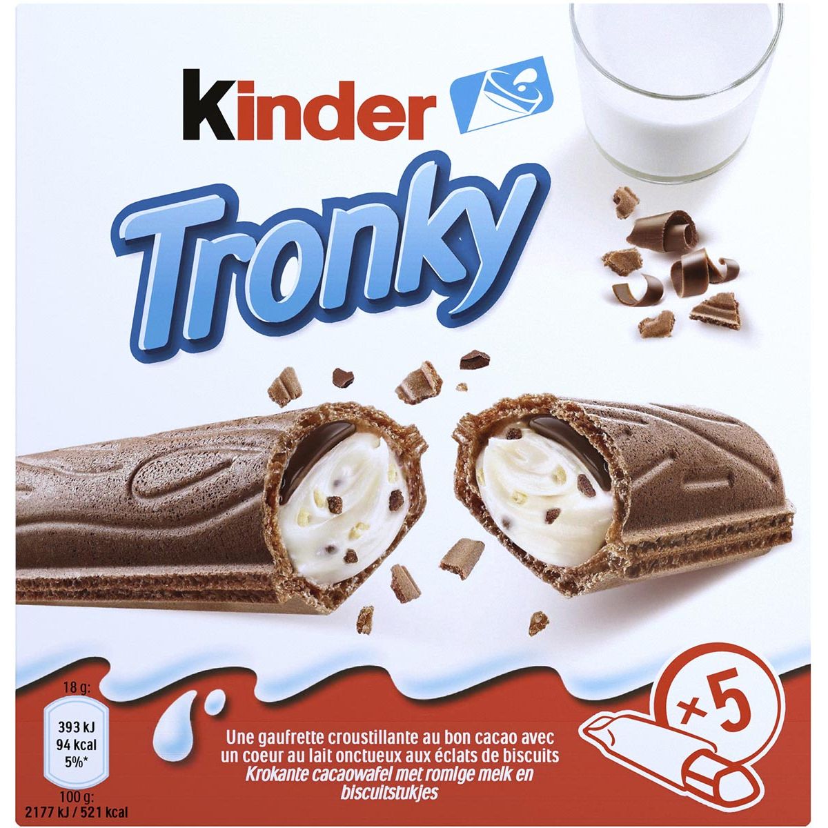 Klika - Biscotto per bambini Tronky, scatola da 5 pezzi