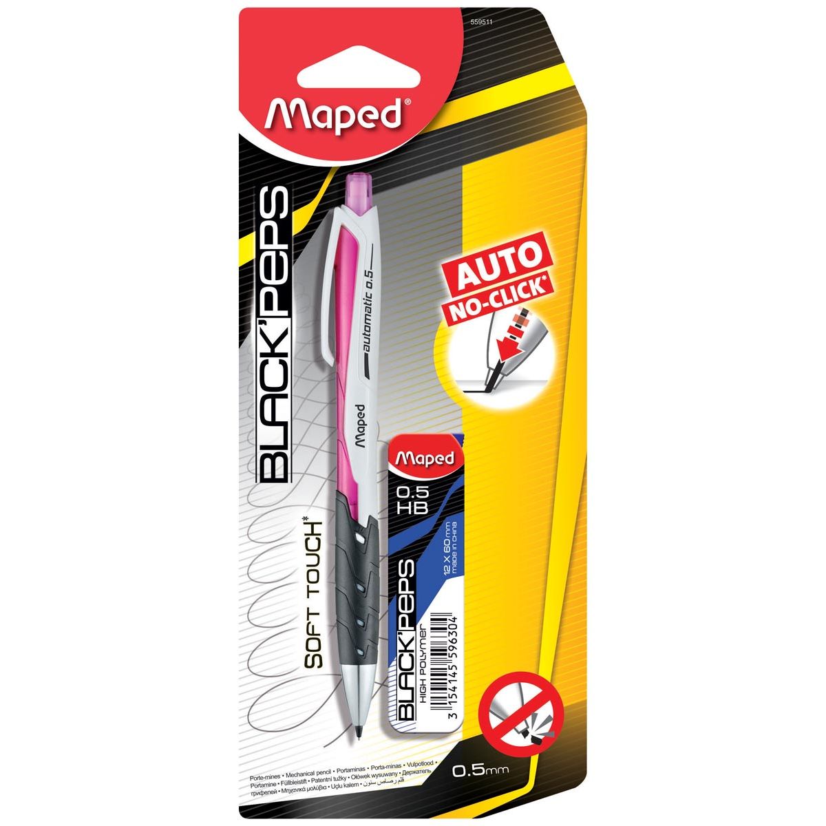 Maped -  vulpotlood Auto 0,5 mm + vulling op blister