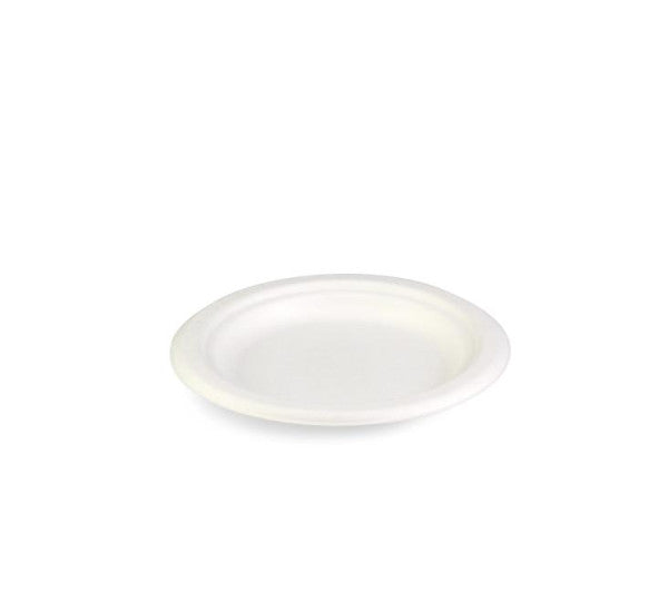 Piatto rotondo Senza canna da zucchero 155 x h15 mm restringimento da 40 pezzi