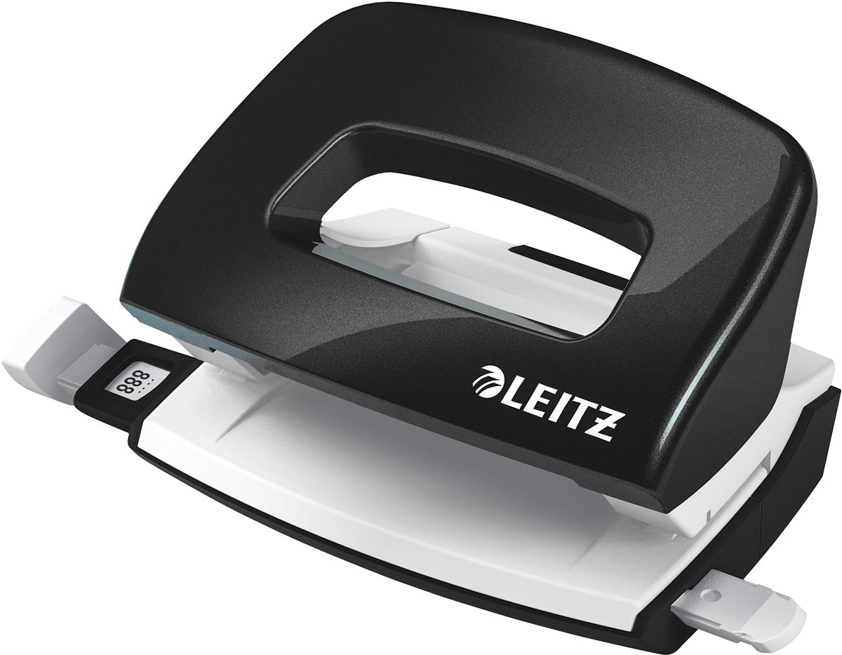 Leitz - nexxt wow mini perforateur, 10 feuilles, noir