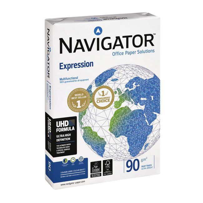 Navigator -  Kopieerpapier  expression a4 90gr wit | 5 stuks
