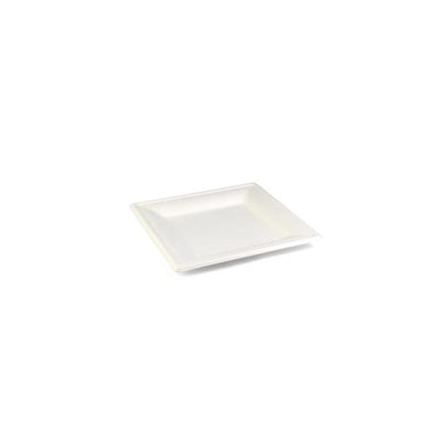 Senza suikerriet bord vierkant 200 x 200 x h16 mm krimp à 40 stuks