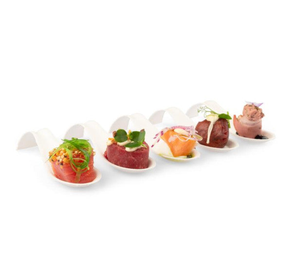 Senza caña de azúcar divertir cuchara arco 123 x 42 x h27mm contracción de 40 piezas