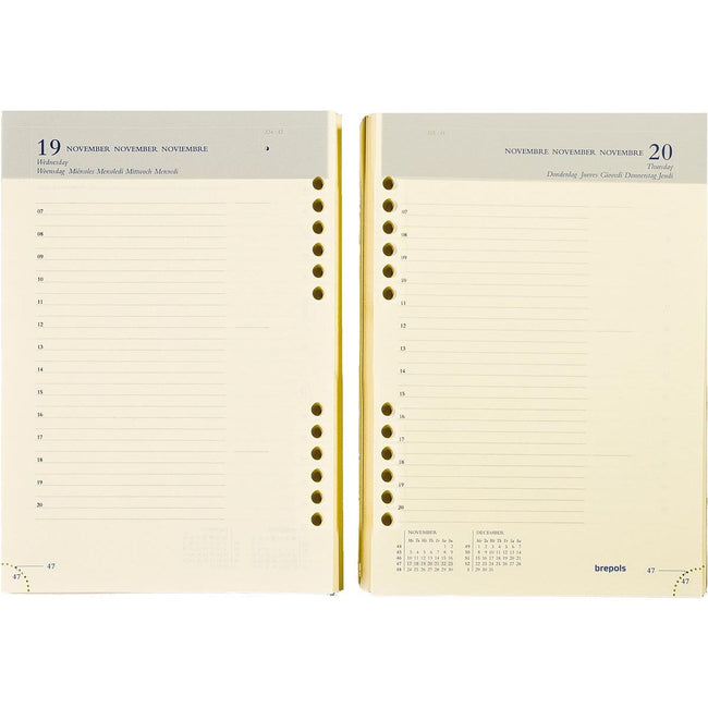 Brepols - Sezione agenda di riempimento Brefax 1, 2026