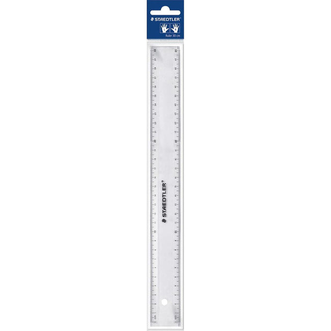 Staedtler - vara de medir transparente 30 cm