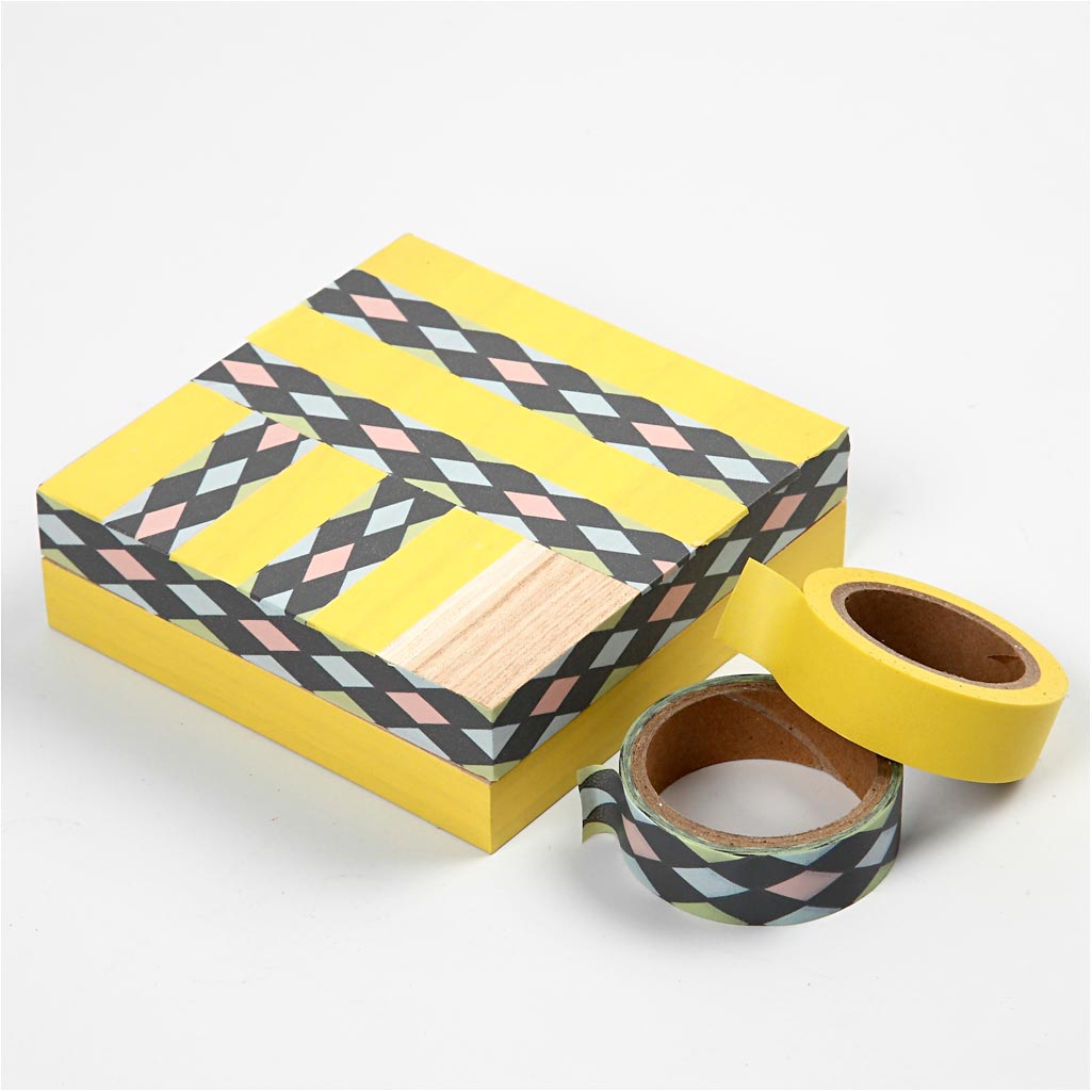 Creativ Company - Caja 10x10x3cm madera