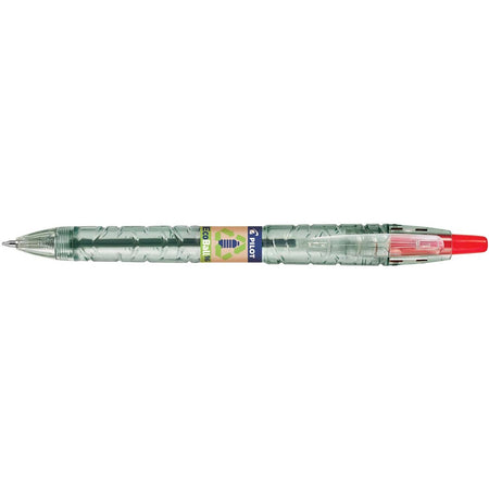 Pilot - Penna a sfera Ecoball B2P BeGreen, grande, rossa