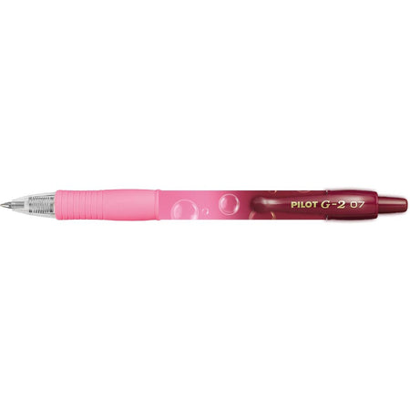 Pilot - Gel writer g-2 bubble rosa con scritta blu