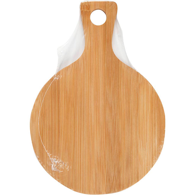 Creotime - Tagliere Creativ Company rotondo Ø 17cm, lunghezza 24cm bambù