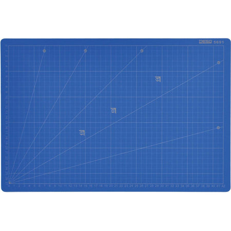 Desq - Tapis de découpe professionnel, 5 couches, bleu, ft 30 x 45 cm