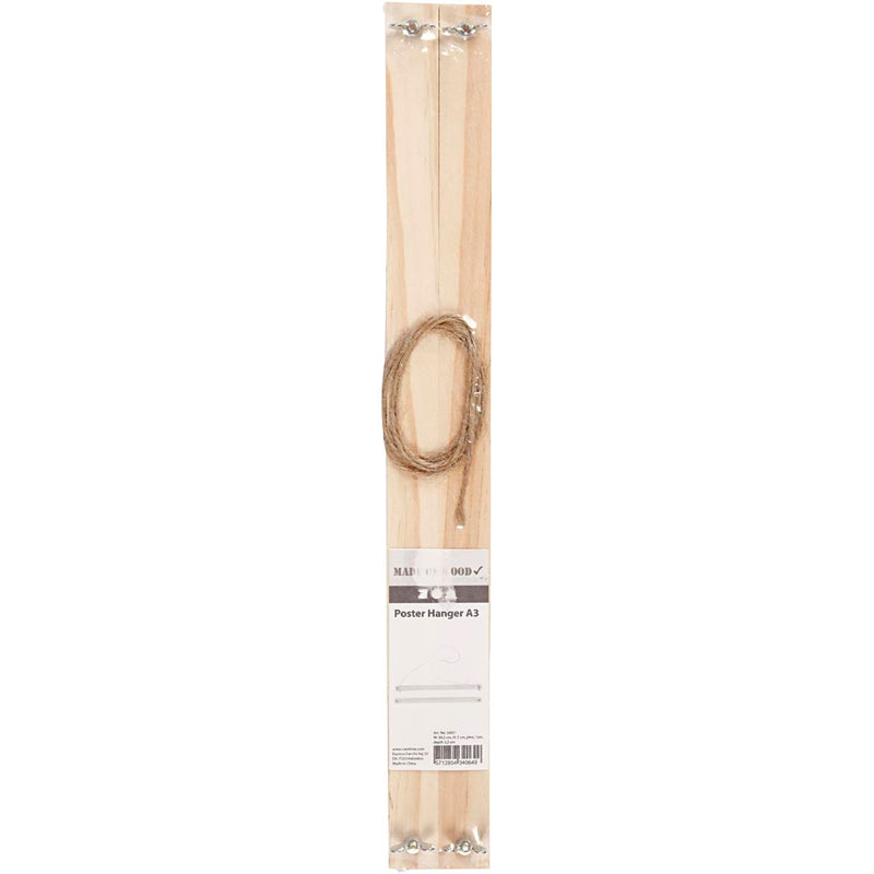 Creotime - Colgador para carteles Creativ Company axalxp 33,6x2x2,2cm madera
