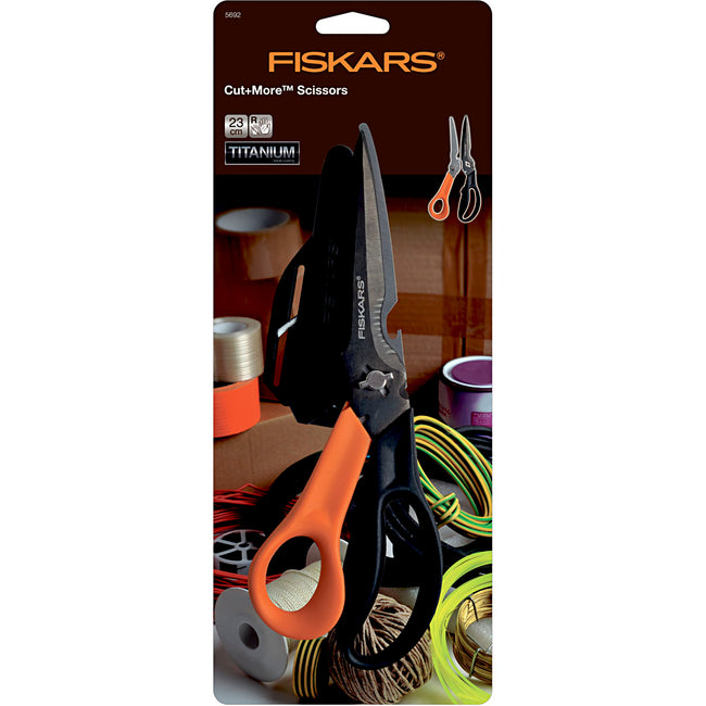 Fiskars -  Schaar  titanium multifunctioneel zwart