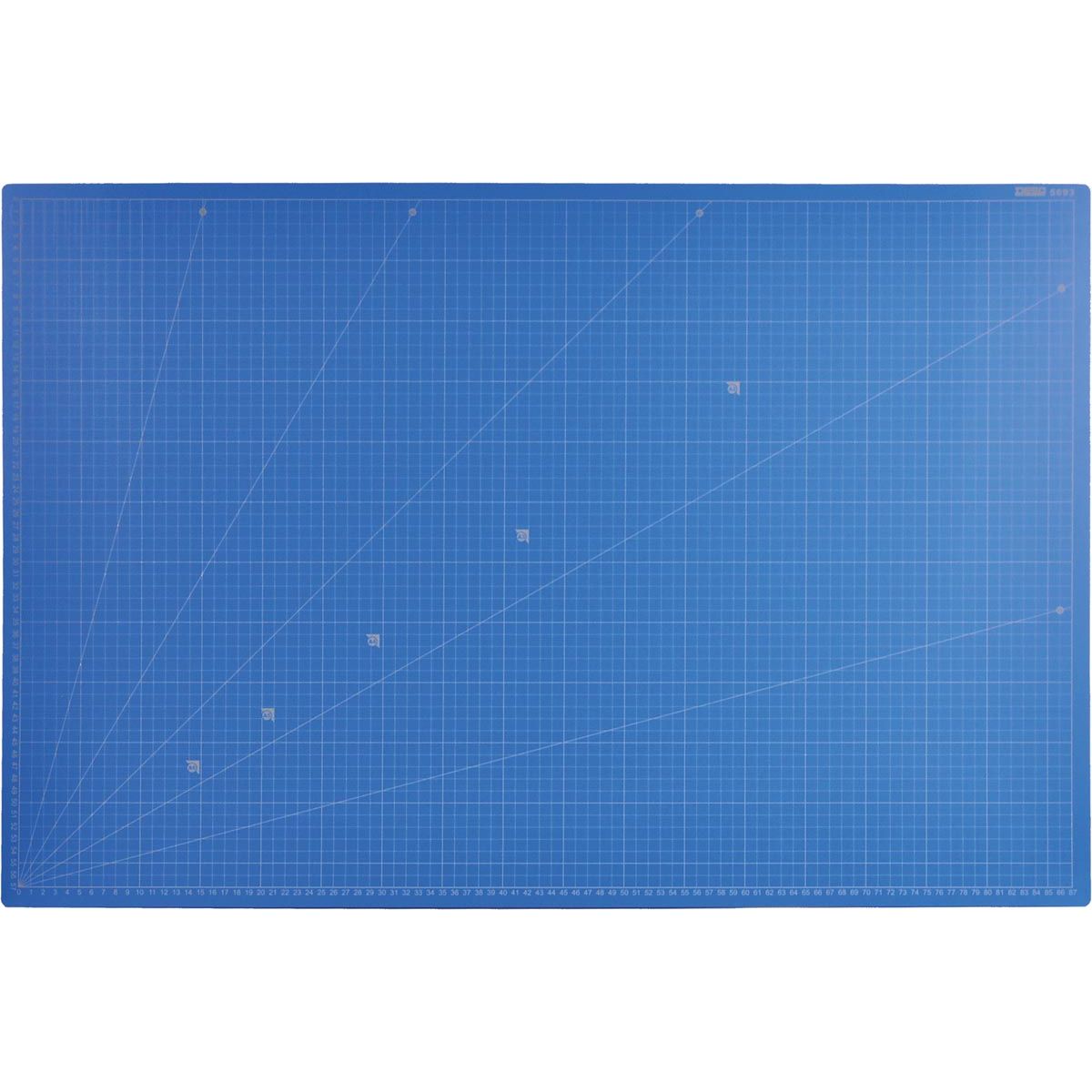 Desq - Professional cutting mat, 5-layer, blue, ft 60 x 90 cm