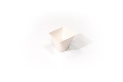 Plates > Plates sugar cane pulp - Bagastro container conical 6cl 50 x 50 x h45 mm shrinkage of 40 pieces