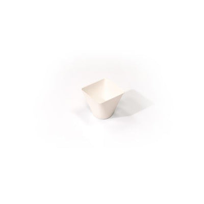 Plates > Plates sugar cane pulp - Bagastro container conical 6cl 50 x 50 x h45 mm shrinkage of 40 pieces