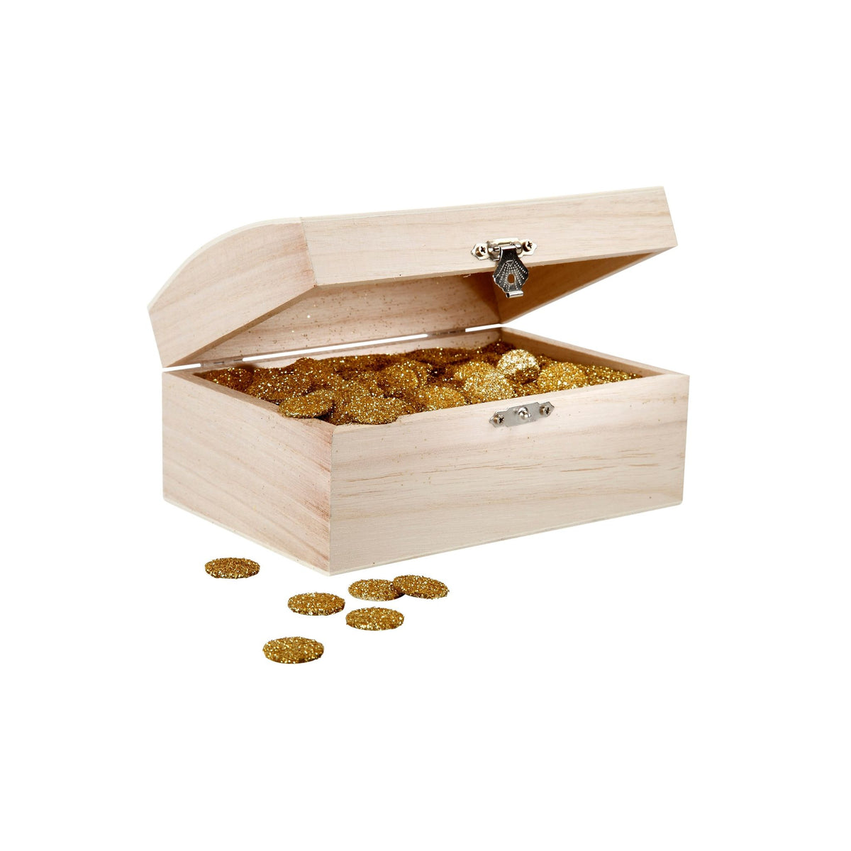 Creativ Company -  Schatkist  16.5x11x8.55cm hout