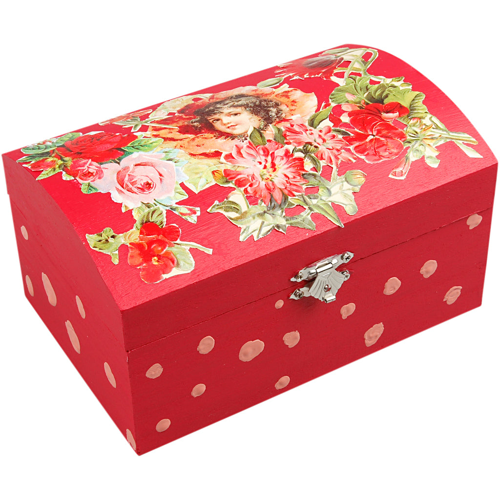 Creativ Company -  Schatkist  16.5x11x8.55cm hout