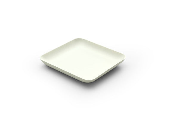 Plates > Plates sugar cane pulp - Bagastro plate square 80 x 80 x h15 mm shrinkage of 40 pieces