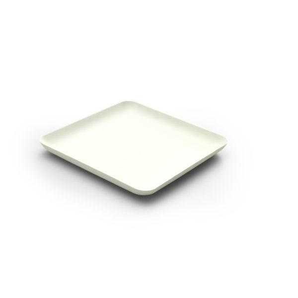 Bagastro - square plate 160 x 160 x h15 mm shrinkage of 40 pieces