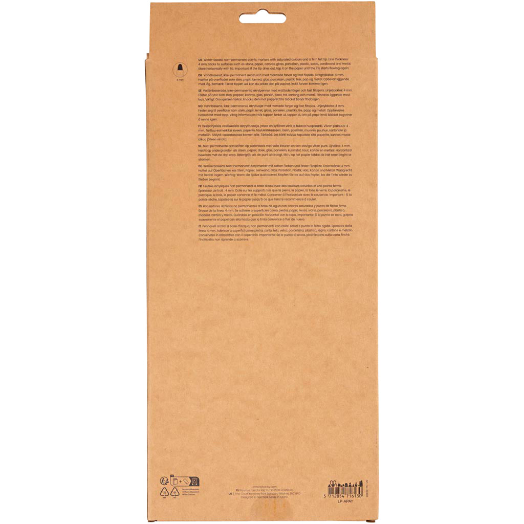 Creativ Company -  Multistift  4mm set 24 kleuren