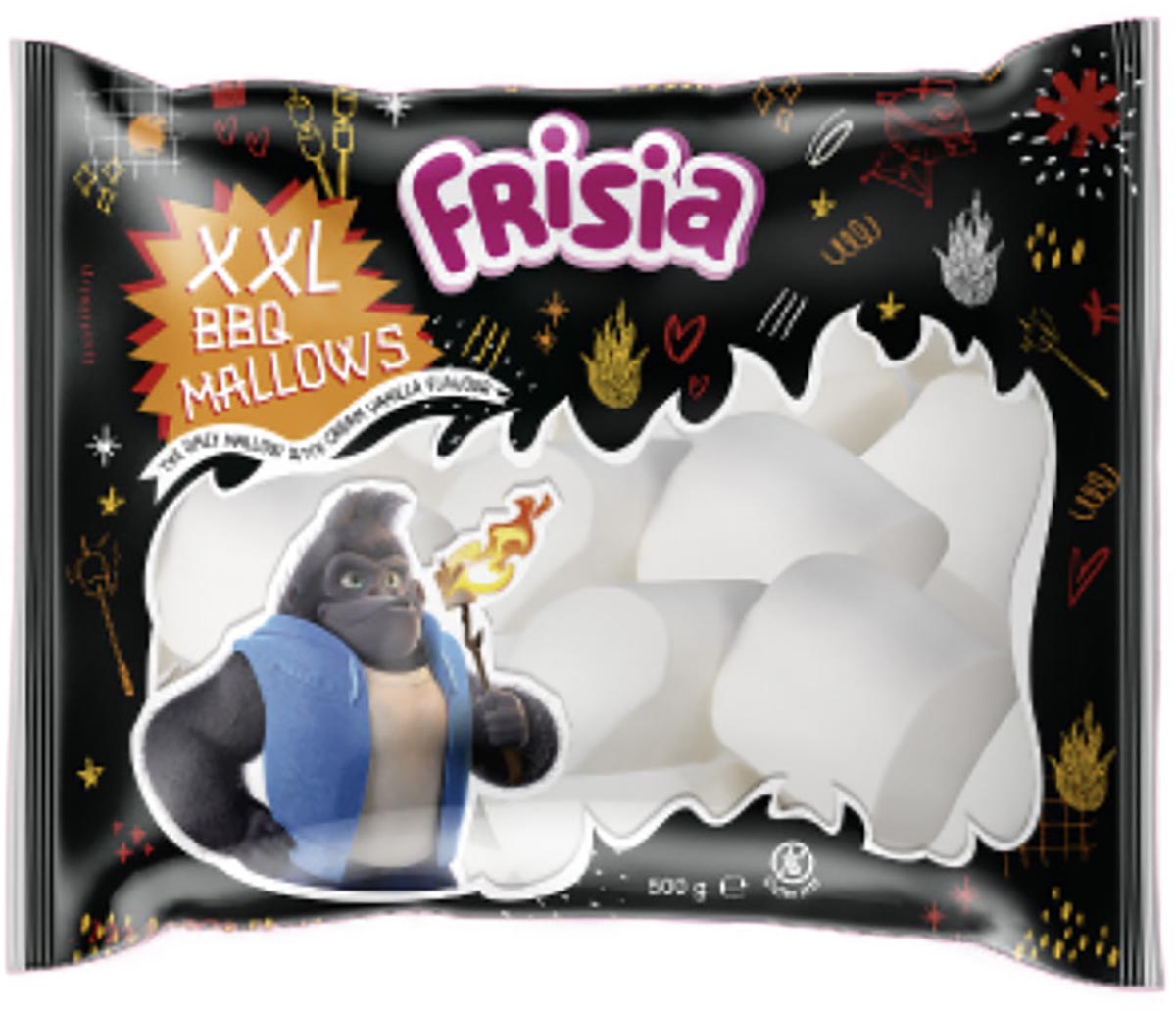 Frisia -   BBQ marshmallow, zak van 300 gram