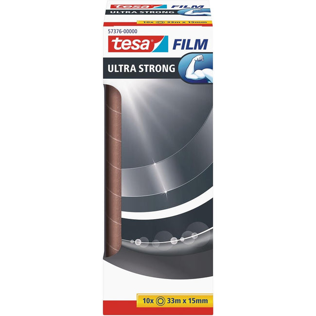 Tesa - Film ultra -strong, ft 33 m x 15 mm, tour de 10 rouleaux